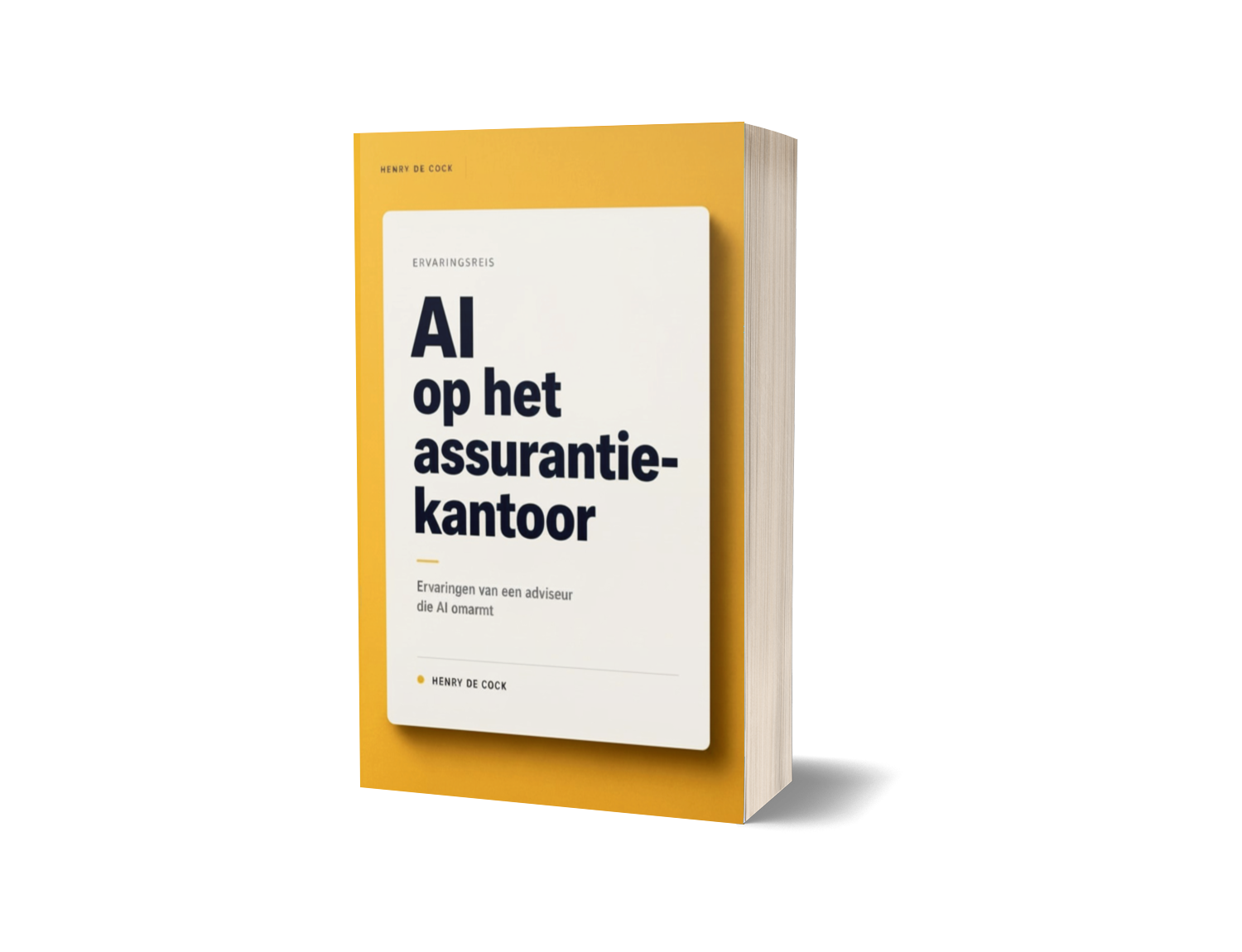 AI op het assurantiekantoor — boekomslag